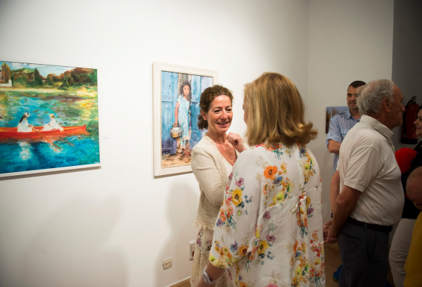 Exposición de las obras de los talleres de cultura