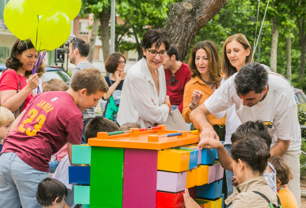 La alcaldesa en la celebración del Día de la Familia